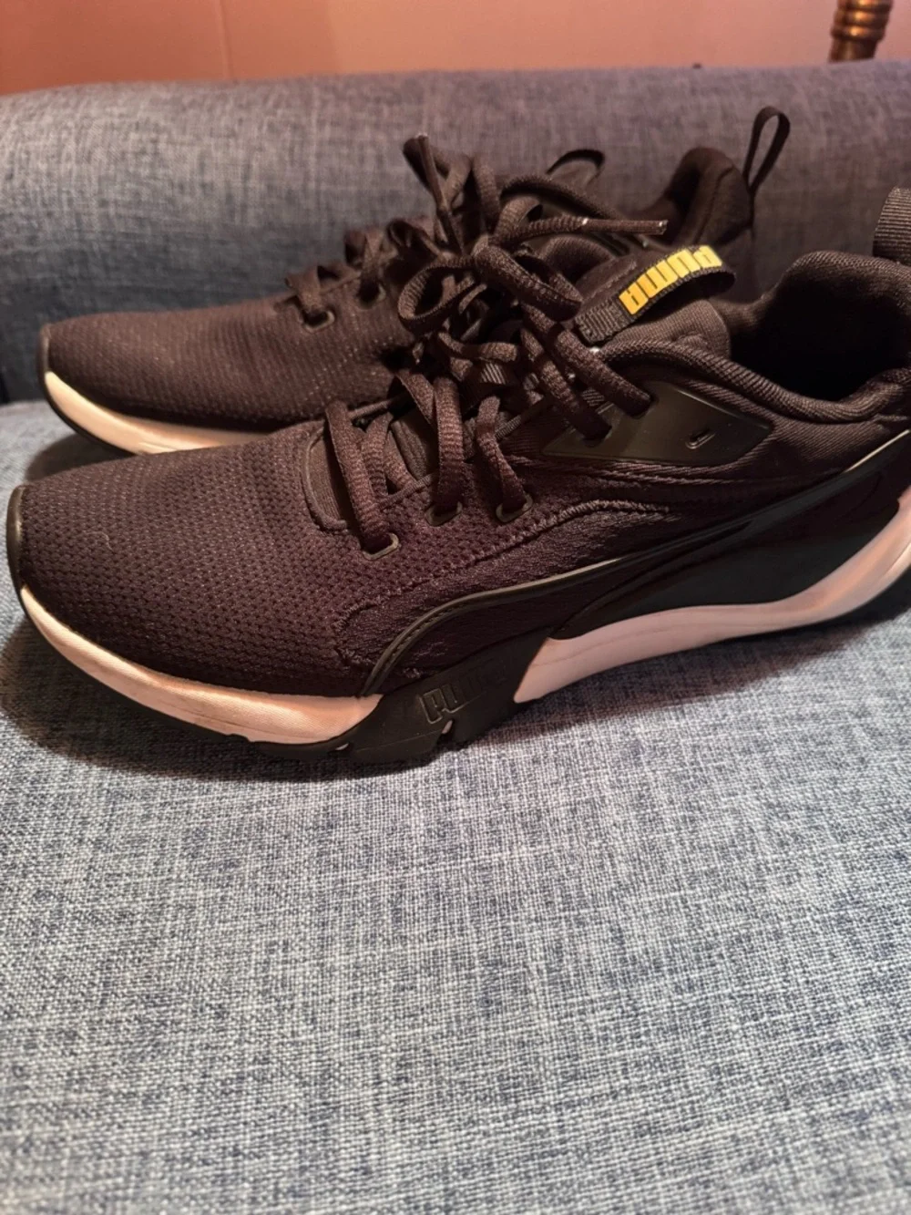 Puma  Black Athletic Sneakers - Picture 3 of 5